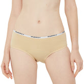 model wearing teen girls' period panties